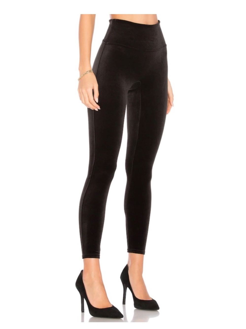 Spanx velvet leggings black xl good condition soft casual lightweight shiny boho